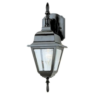 Trans Globe Lighting 4411 BK 1 Light Coach Lantern in Black